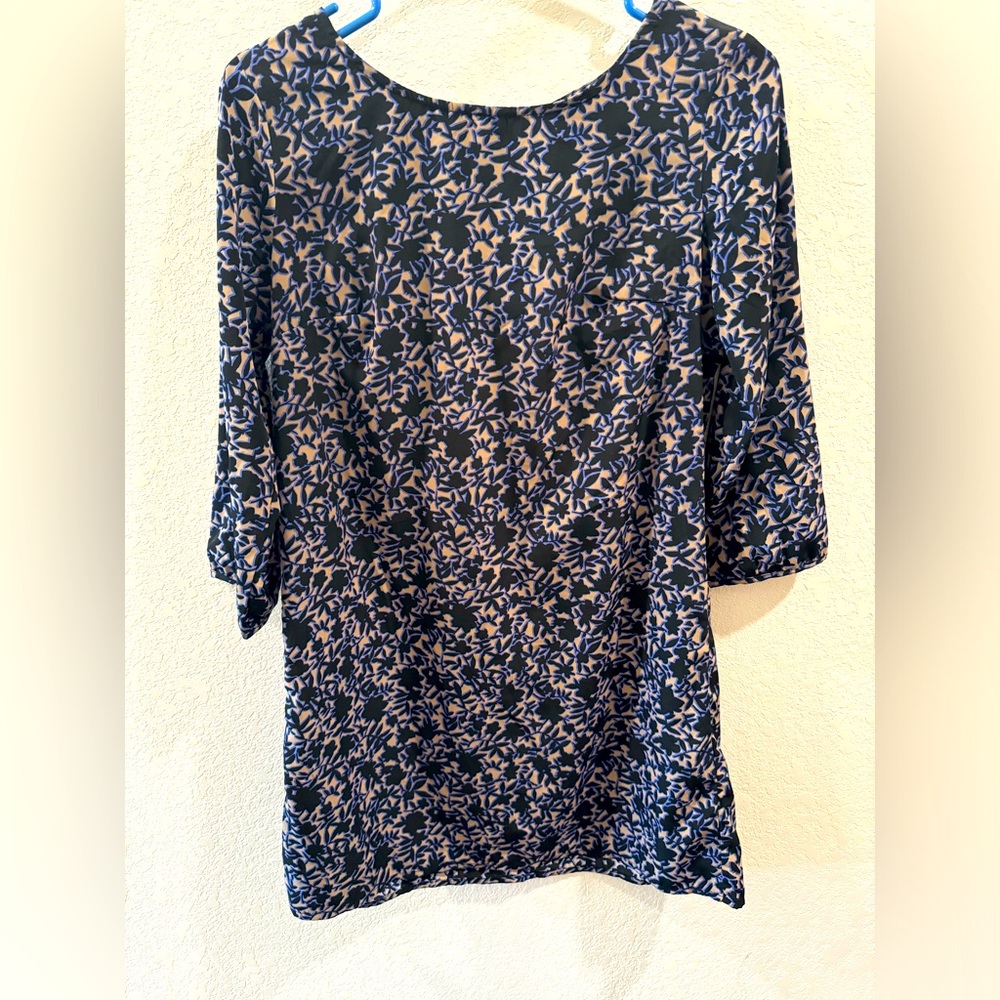 Floral long sleeve mini